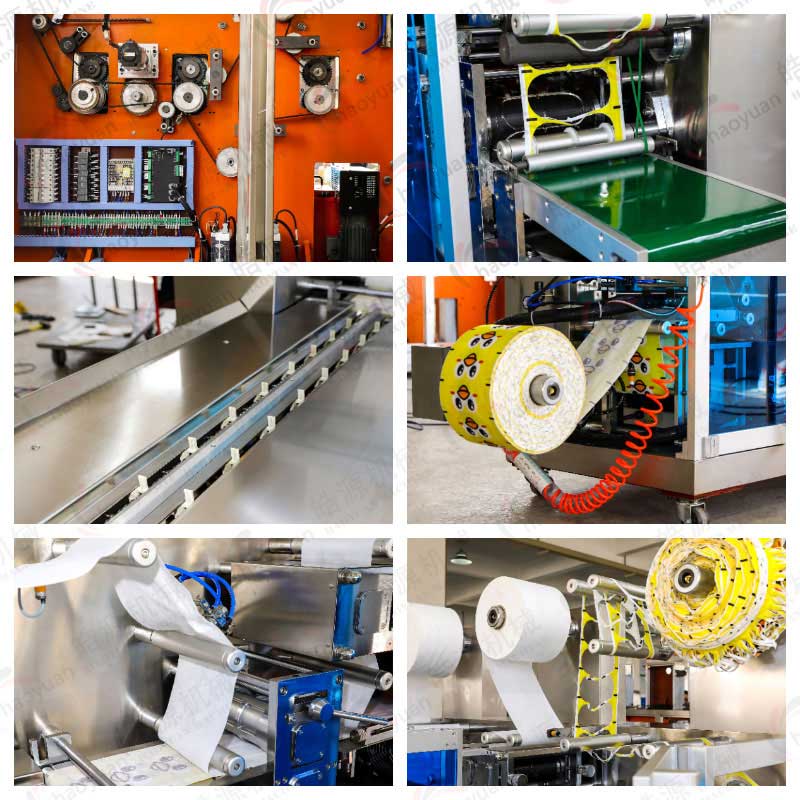 單片濕巾機機械細節